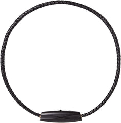 Airvida M1 Purificateur d'air ionique portable (Noir) | Collier en titane (50cm) | Rechargeable par USB | Pour le quotidien et en voyage