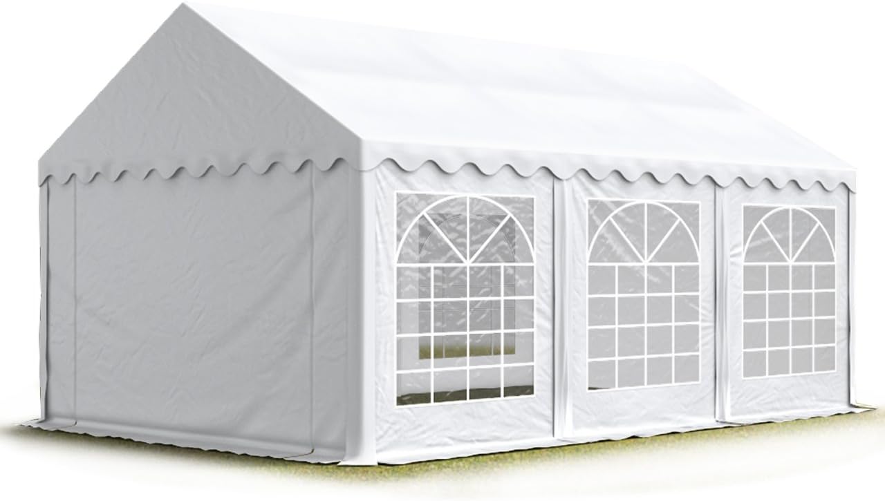 3x6 m Tente de réception/Barnum Blanc Toile de Haute qualité PVC 700 N